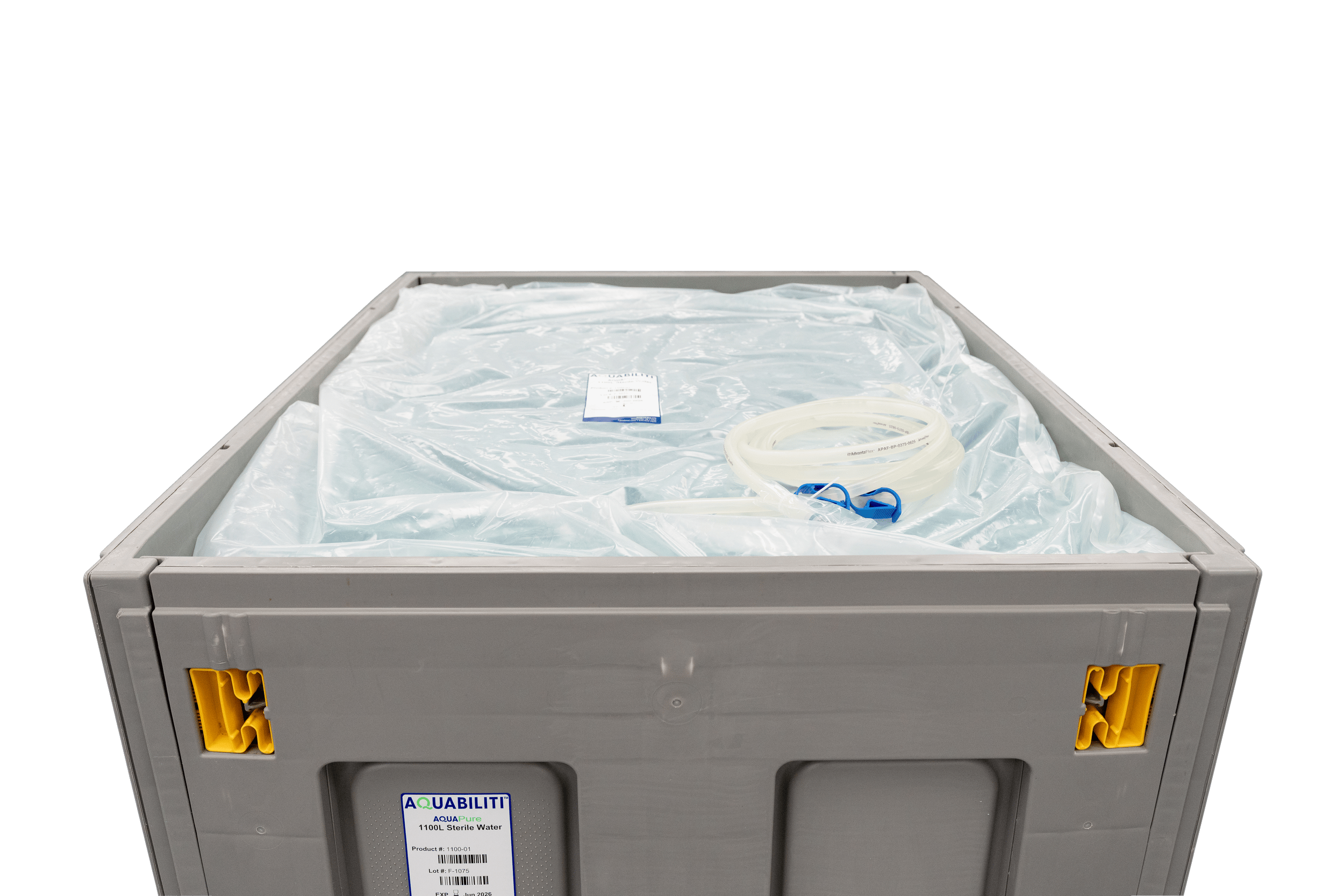 Inside of 1100L Tote