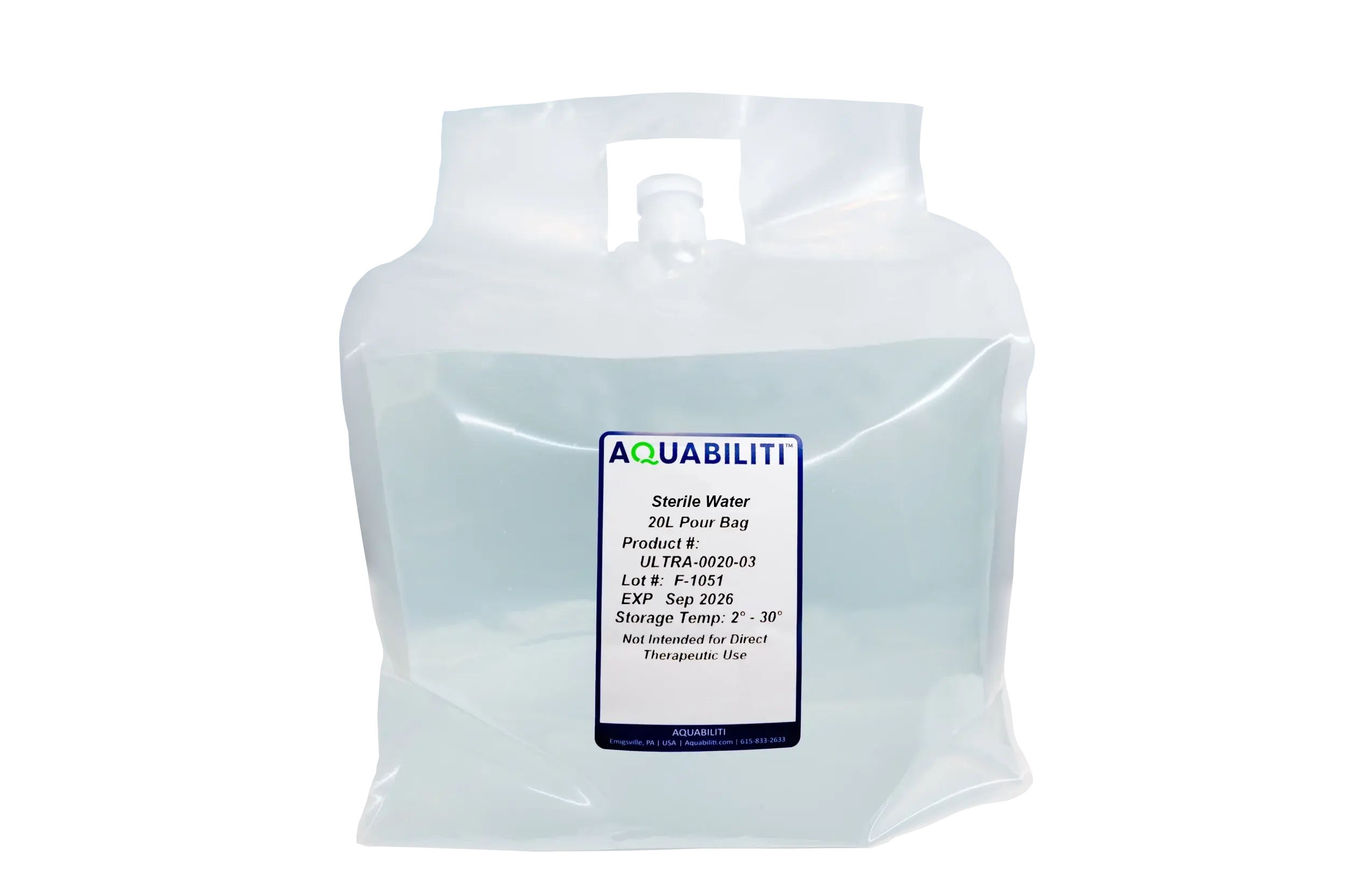 20L Pour Bag Sterile